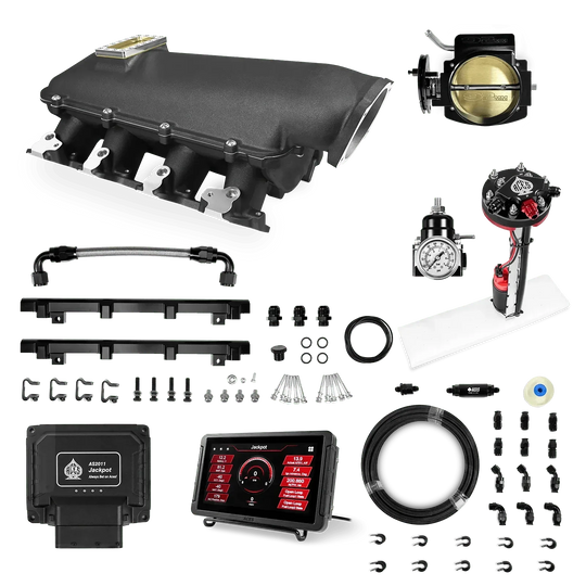 Jackpot LS EFI System - Master Kit with Tight Fit In-Tank Pump Module + 40' PTFE Hose Kit Aces EFI B2B