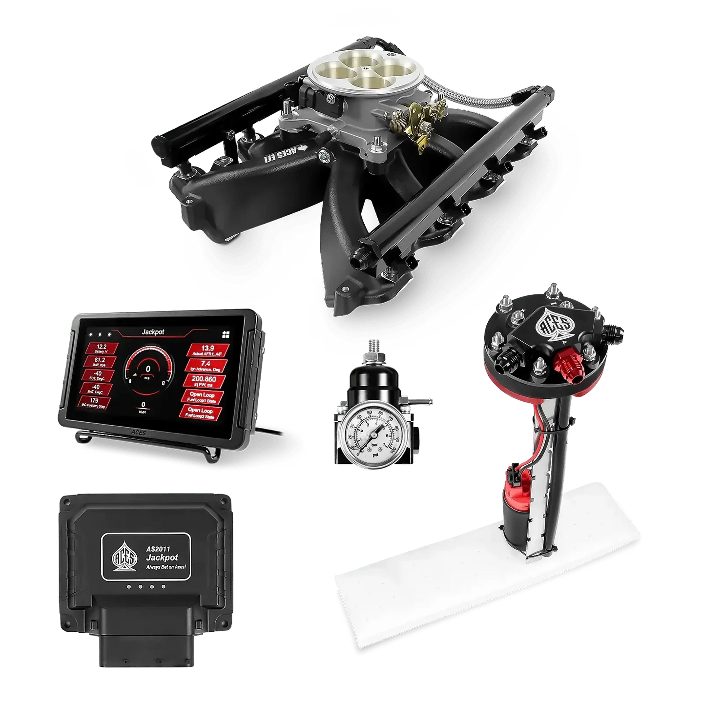 Jackpot LS EFI System - Master Kit with Tight Fit In-Tank Pump Module Aces EFI B2B
