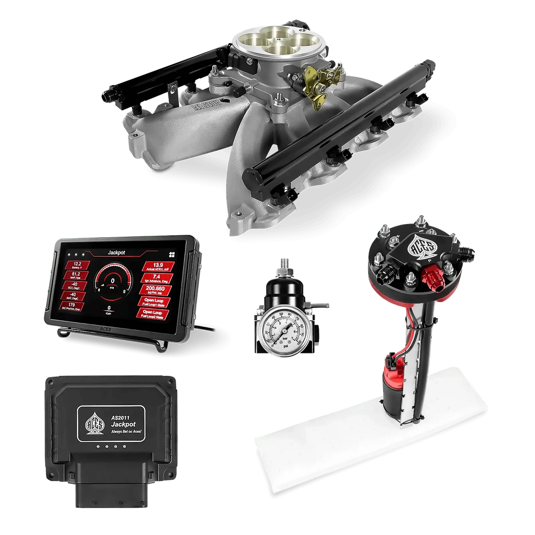 Jackpot LS EFI System - Master Kit with Tight Fit In-Tank Pump Module Aces EFI B2B