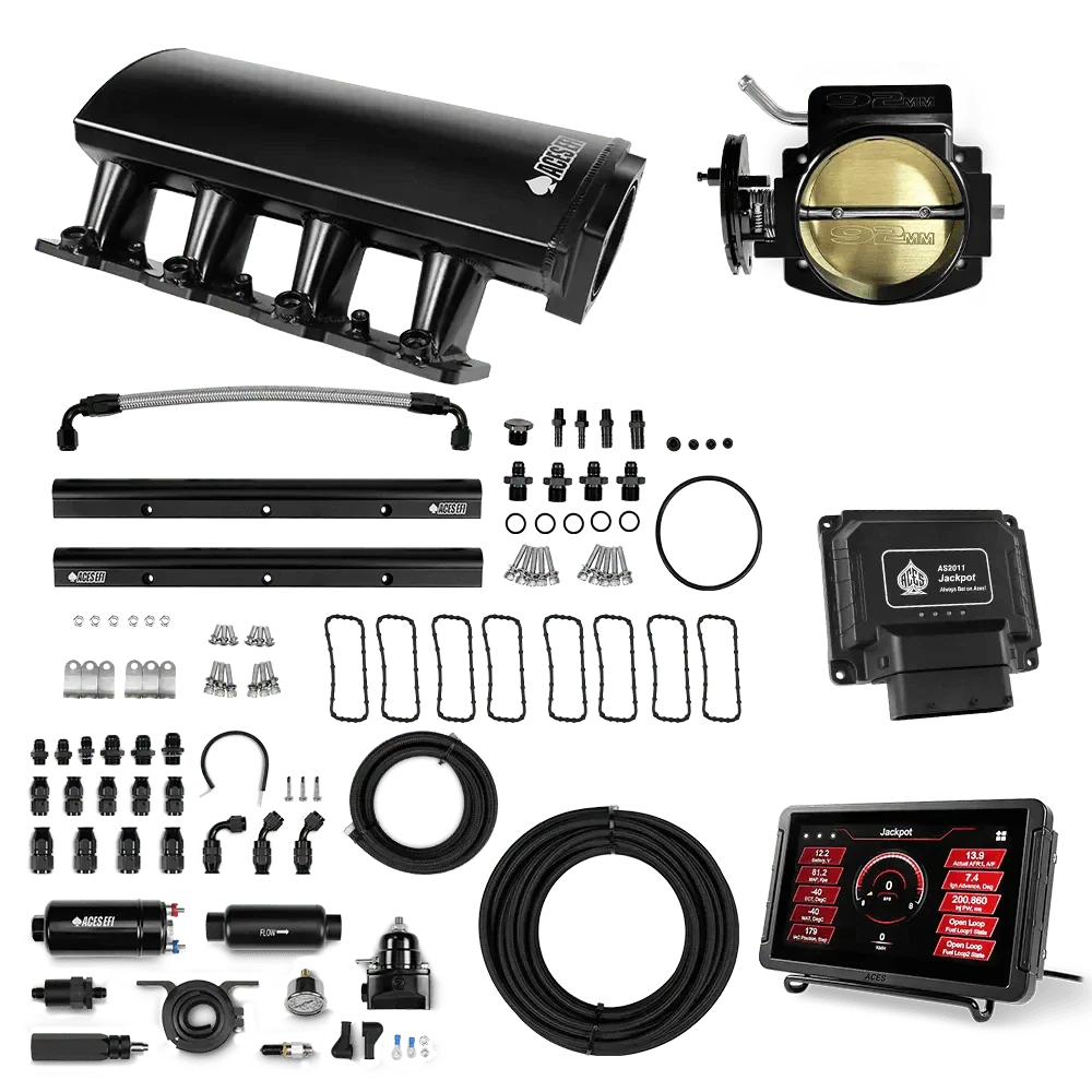 Jackpot LS EFI System - Master Kit with 255 In-line Pump System w/40' PTFE Hose Aces EFI B2B