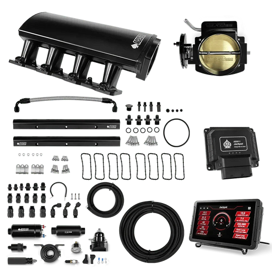 Jackpot LS EFI System - Master Kit with 255 In-line Pump System w/40' PTFE Hose Aces EFI B2B