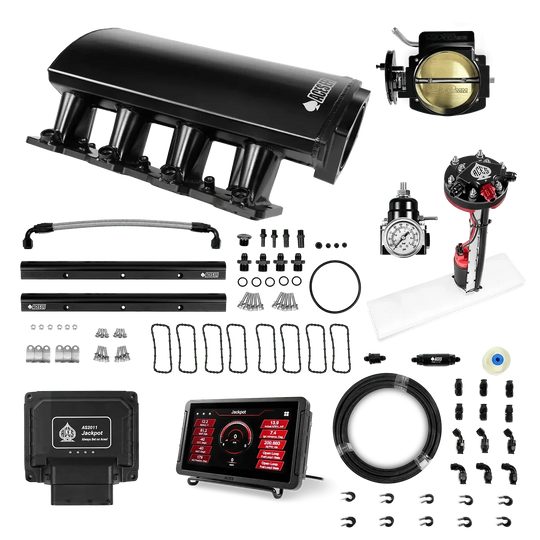 Jackpot LS EFI System - Master Kit with Tight Fit In-Tank Pump Module + 40' PTFE Hose Kit Aces EFI B2B