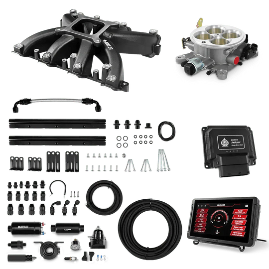 Jackpot LS EFI System - Master Kit with 255 In-line Pump System w/40' PTFE Hose Aces EFI B2B