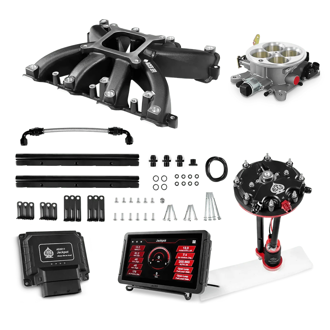 Jackpot LS EFI System - Master Kit with Tank Conversion Pump Module with Internal Regulator Aces EFI B2B