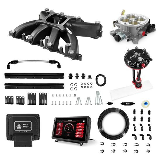 Jackpot LS EFI System - Master Kit with Tank Conversion Pump Module with Internal Regulator + 20' PTFE Hose Kit Aces EFI B2B