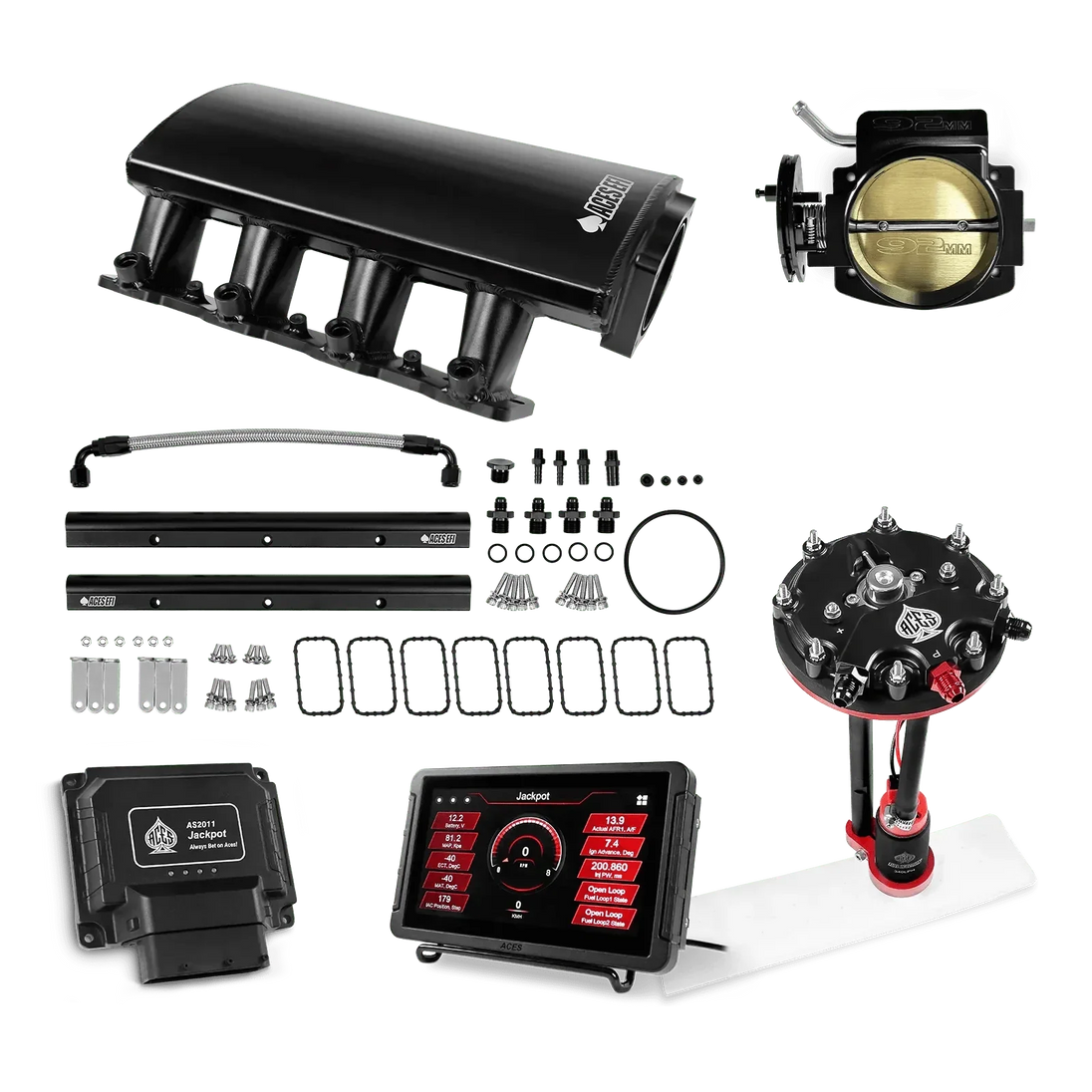 Jackpot LS EFI System - Master Kit with Tank Conversion Pump Module with Internal Regulator Aces EFI B2B