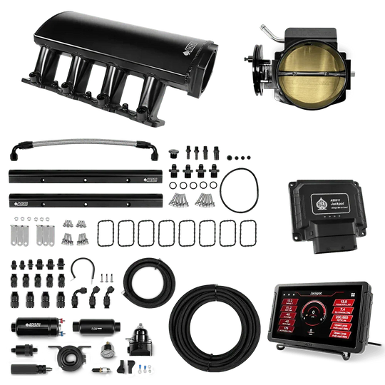 Jackpot LS EFI System - Master Kit with 255 In-line Pump System w/40' PTFE Hose Aces EFI B2B