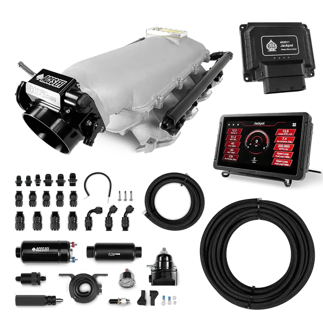 Jackpot LS EFI System - Master Kit with 255 In-line Pump System w/40' PTFE Hose Aces EFI B2B