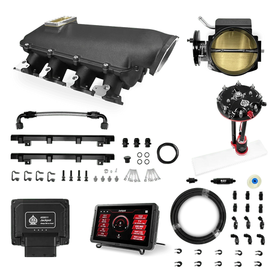 Jackpot LS EFI System - Master Kit with Tank Conversion Pump Module with Internal Regulator + 20' PTFE Hose Kit Aces EFI B2B