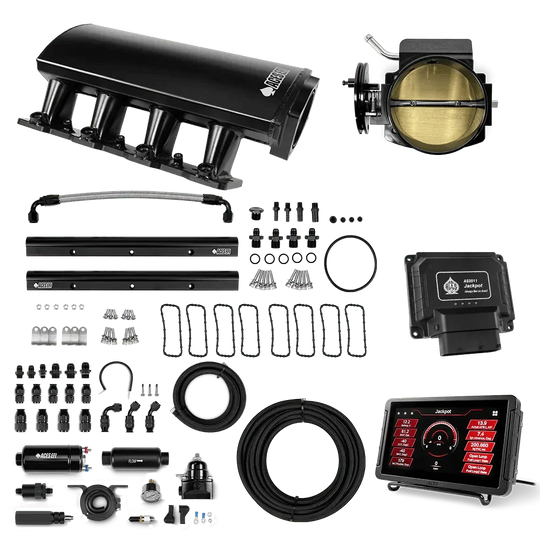 Jackpot LS EFI System - Master Kit with 255 In-line Pump System w/40' PTFE Hose Aces EFI B2B