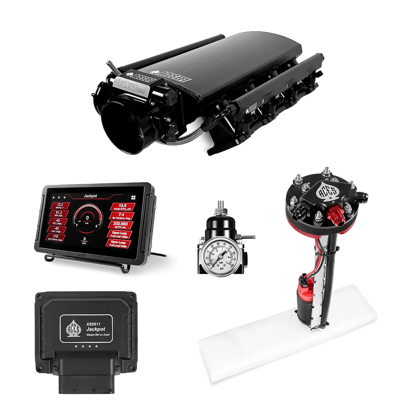 Jackpot LS EFI System - Master Kit with Tight Fit In-Tank Pump Module Aces EFI B2B