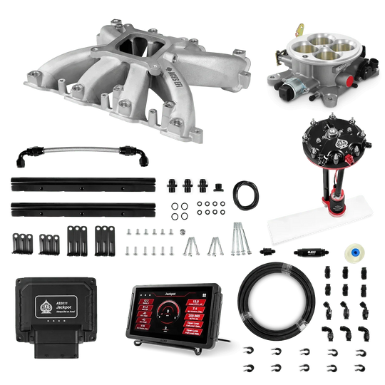 Jackpot LS EFI System - Master Kit with Tank Conversion Pump Module with Internal Regulator + 20' PTFE Hose Kit Aces EFI B2B