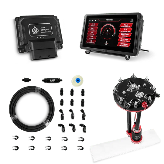 Jackpot LS EFI System - Master Kit with Tank Conversion Pump Module with Internal Regulator + 20' PTFE Hose Kit Aces EFI B2B