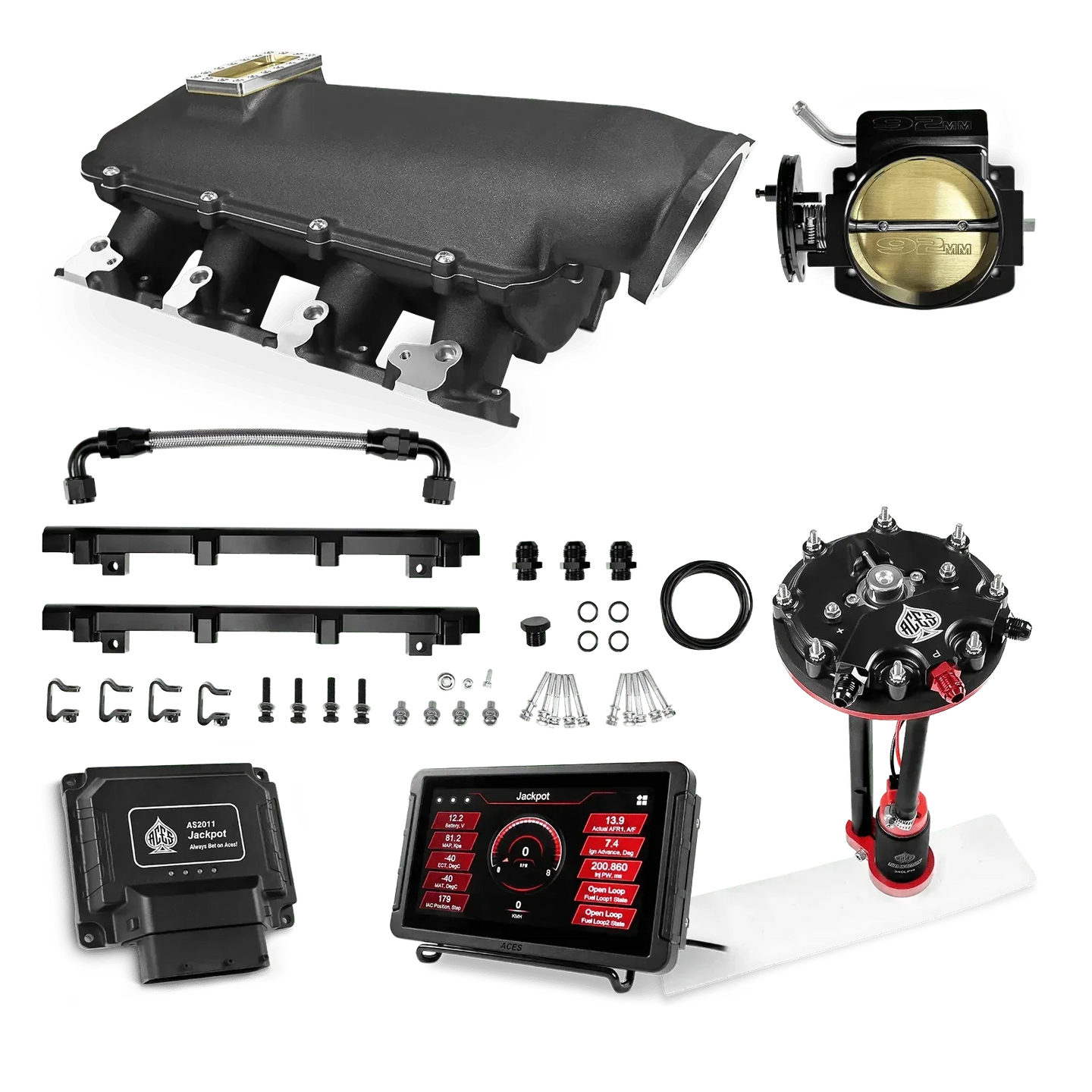 Jackpot LS EFI System - Master Kit with Tank Conversion Pump Module with Internal Regulator Aces EFI B2B