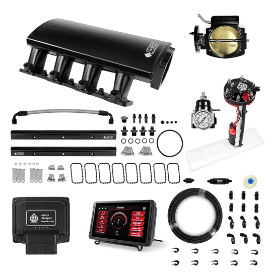 Jackpot LS EFI System - Master Kit with Tight Fit In-Tank Pump Module + 40' PTFE Hose Kit Aces EFI B2B