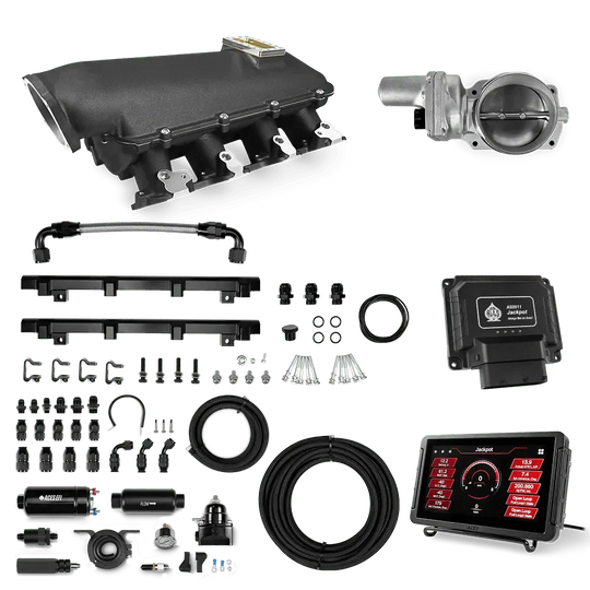 Jackpot LS EFI System - Master Kit with 255 In-line Pump System w/40' PTFE Hose Aces EFI B2B