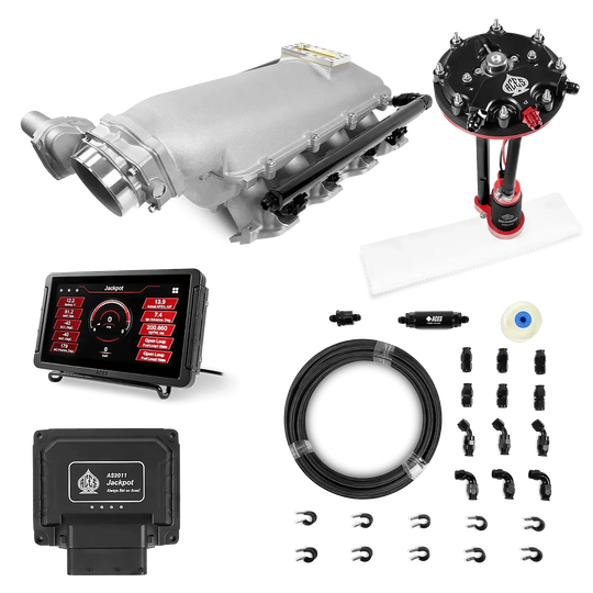 Jackpot LS EFI System - Master Kit with Tank Conversion Pump Module with Internal Regulator + 20' PTFE Hose Kit Aces EFI B2B