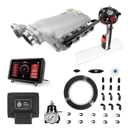 Jackpot LS EFI System - Master Kit with Tight Fit In-Tank Pump Module + 40' PTFE Hose Kit Aces EFI B2B