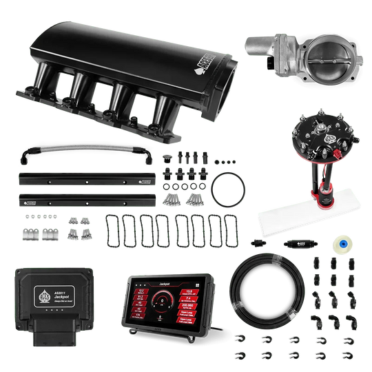 Jackpot LS EFI System - Master Kit with Tank Conversion Pump Module with Internal Regulator + 20' PTFE Hose Kit Aces EFI B2B