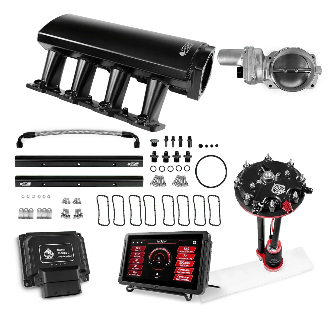 Jackpot LS EFI System - Master Kit with Tank Conversion Pump Module with Internal Regulator Aces EFI B2B