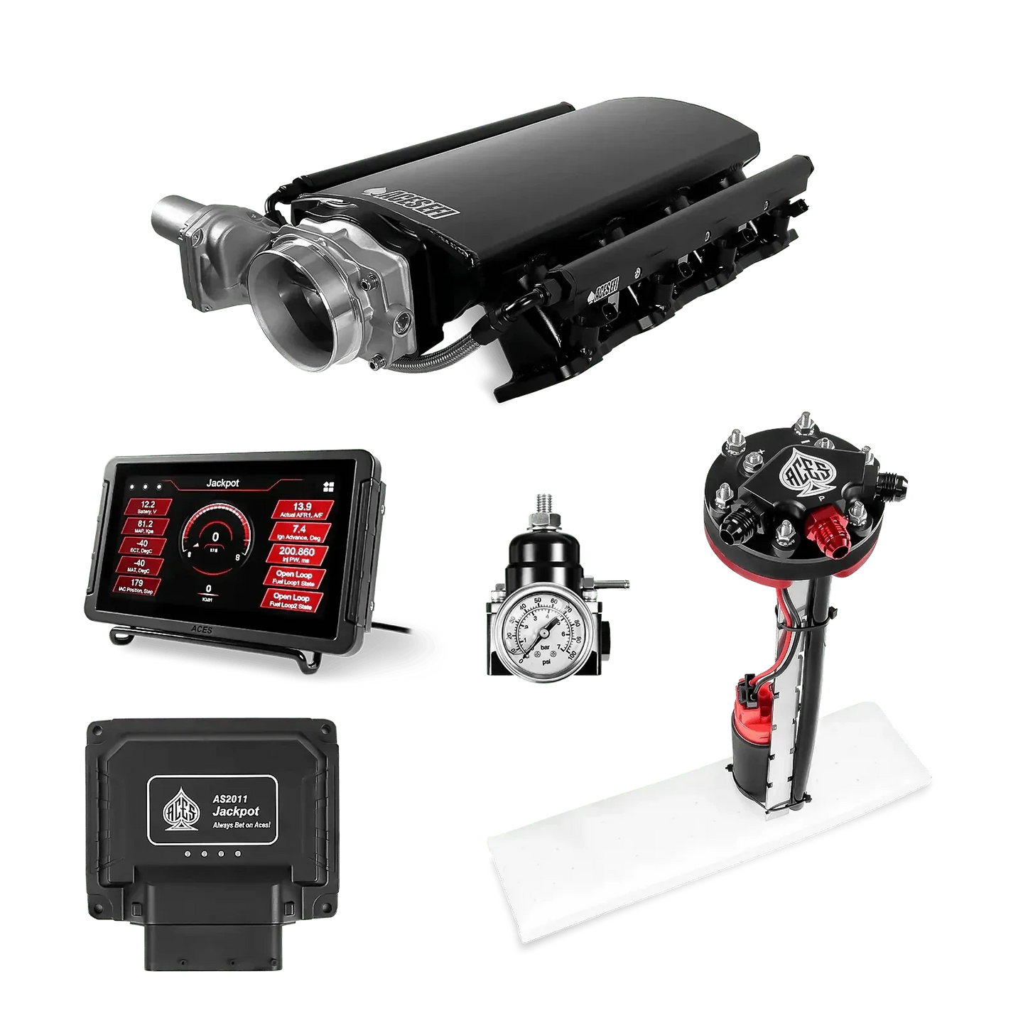 Jackpot LS EFI System - Master Kit with Tight Fit In-Tank Pump Module Aces EFI B2B