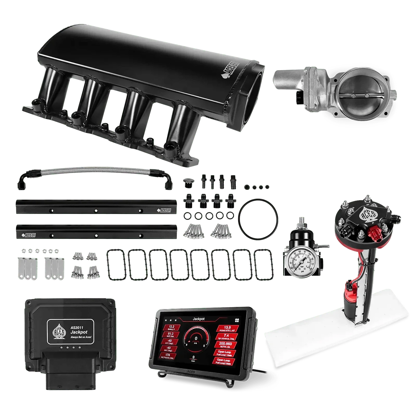 Jackpot LS EFI System - Master Kit with Tight Fit In-Tank Pump Module Aces EFI B2B