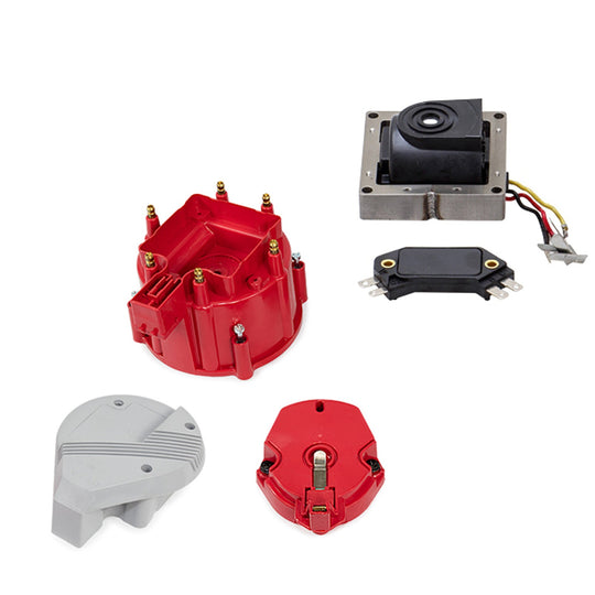 TSP HEI Distributor Super Cap Tune Up Kit; 6 Cylinder Male; Grey Top Street Performance