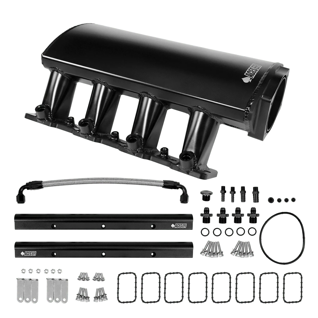 Aces Fuel Injection, Inc. Low-Ram Fabricated 102mm LS Intake Manifold