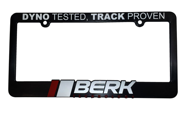 Berk Technology License Plate Frame FR SPORT