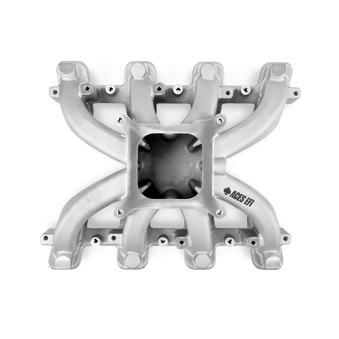 Aces Fuel Injection, Inc. Mid-Rise, Single Plane, Carb Style, Cast, 4150 Style LS Intake Manifold