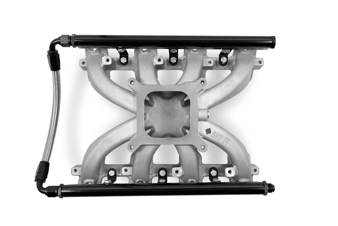 Aces Fuel Injection, Inc. Mid-Rise, Single Plane, Cast, 4150 Style LS Intake Manifold