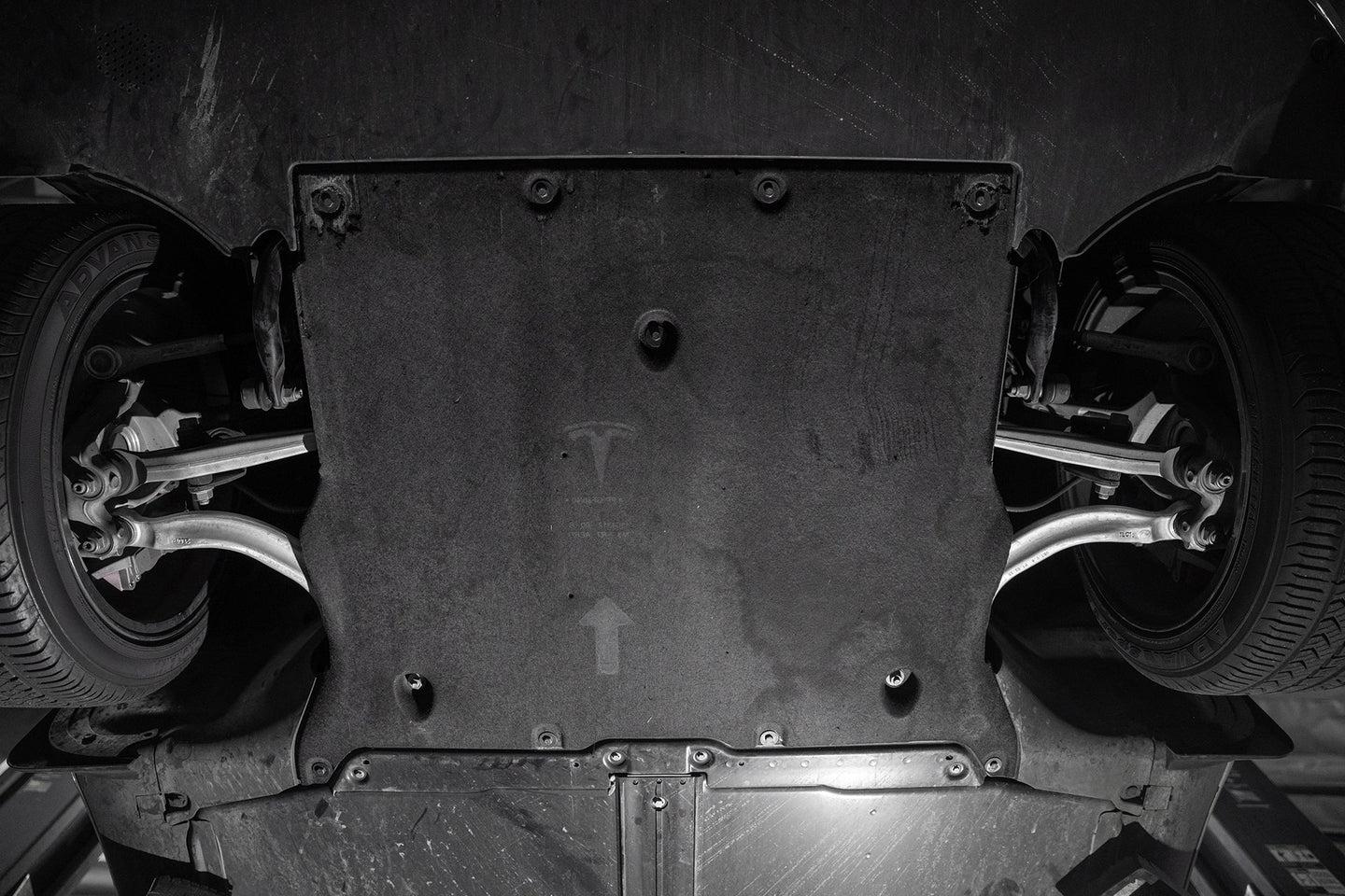 HPS Black Aluminum Skid Plate Undertray Protection Shield Tesla 2017-2023 Model 3 FR SPORT