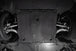 HPS Black Aluminum Skid Plate Undertray Protection Shield Tesla 2017-2023 Model 3 FR SPORT