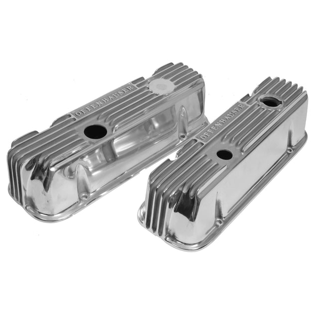 Offenhauser 5881 Buick V6 Valve Covers. Sold as a pair.Buick V6 & Jeep 1962-76. Late 78′, 1979 and later (8 5/8″ center to center of bolts, top & bottom) DFW Speed Syndicate