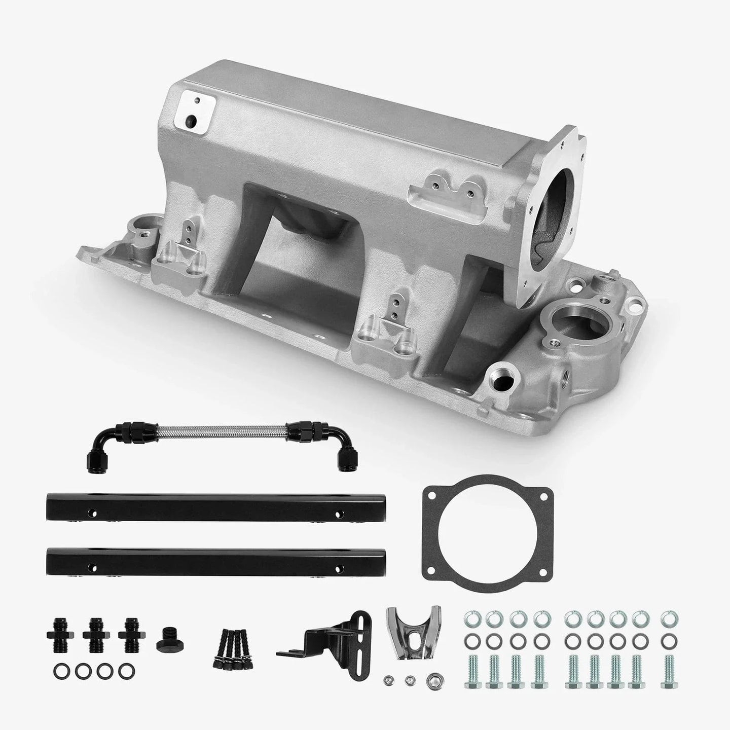 Aces Fuel Injection, Inc. Original Finish SBC 350 Multi-Port Tunnel Ram Cast Intake Manifold