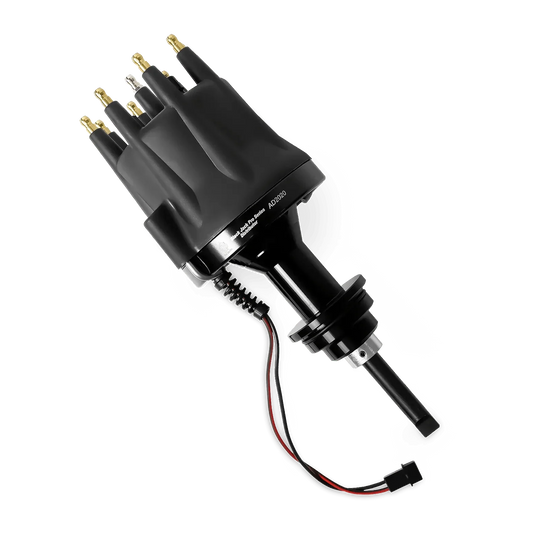 ACES Fuel Injection. SB LA 273-360 Mag Pick Up Distributor Black Jack Pro Distributor
