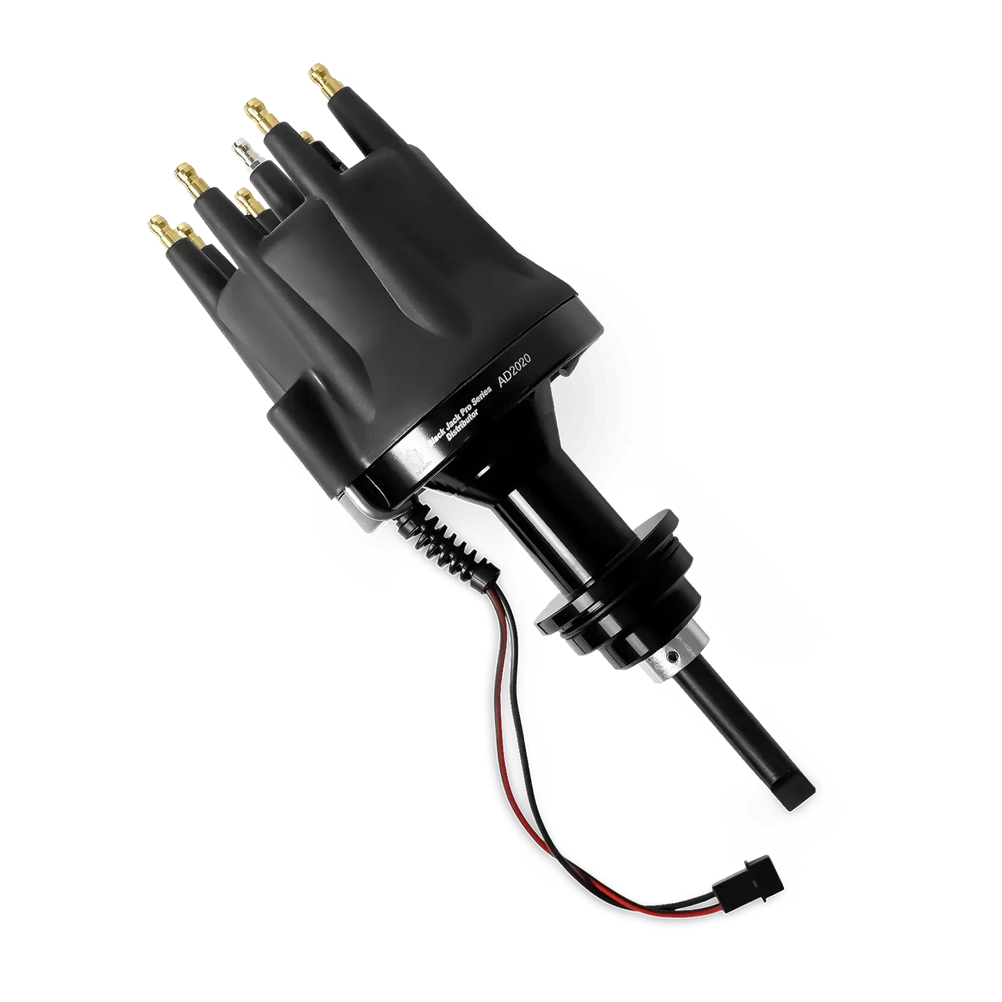 ACES Fuel Injection. SB LA 273-360 Mag Pick Up Distributor Black Jack Pro Distributor