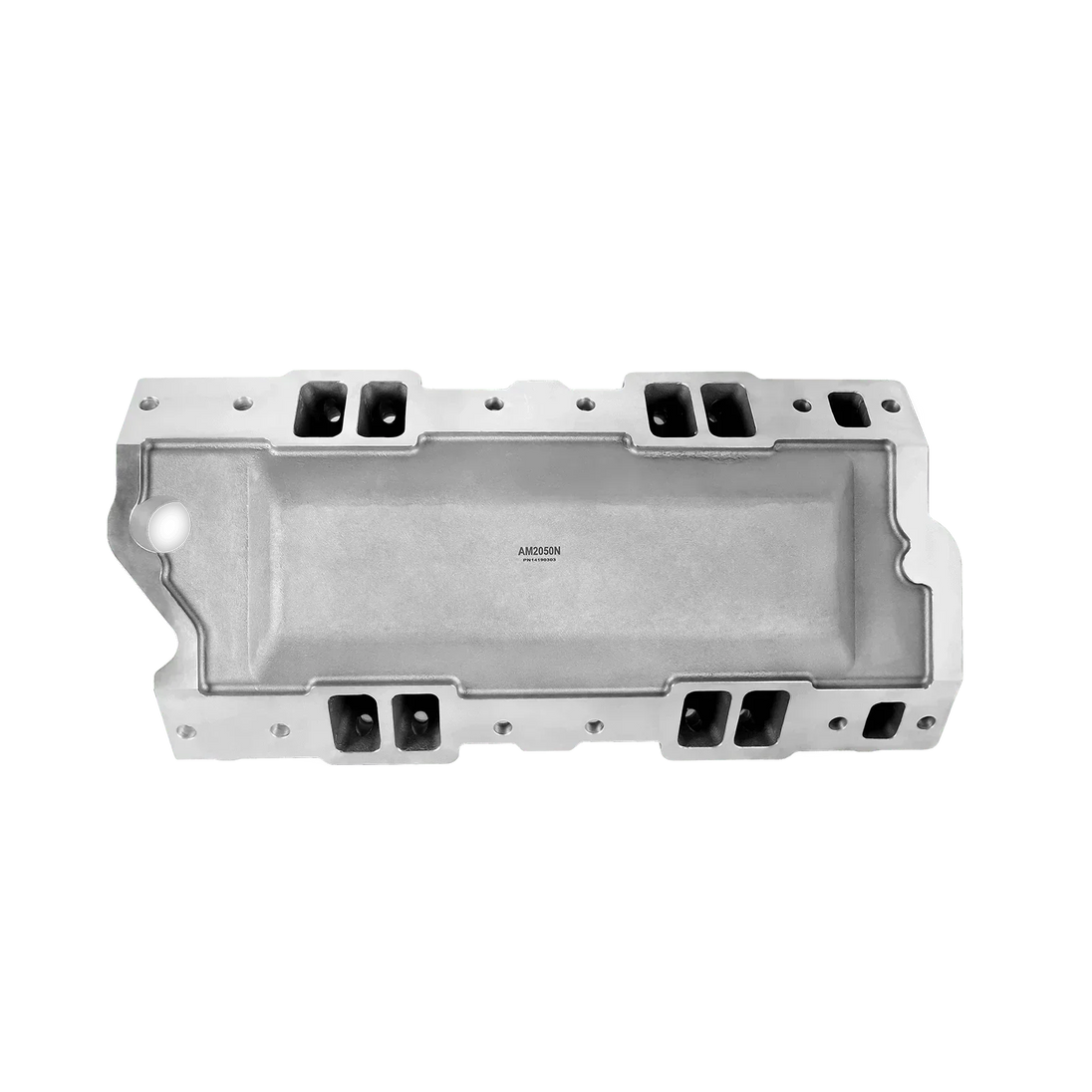 Aces Fuel Injection, Inc. SBC 350 Multi-Port Manifold w/4150 Style Flange (uncut flange)