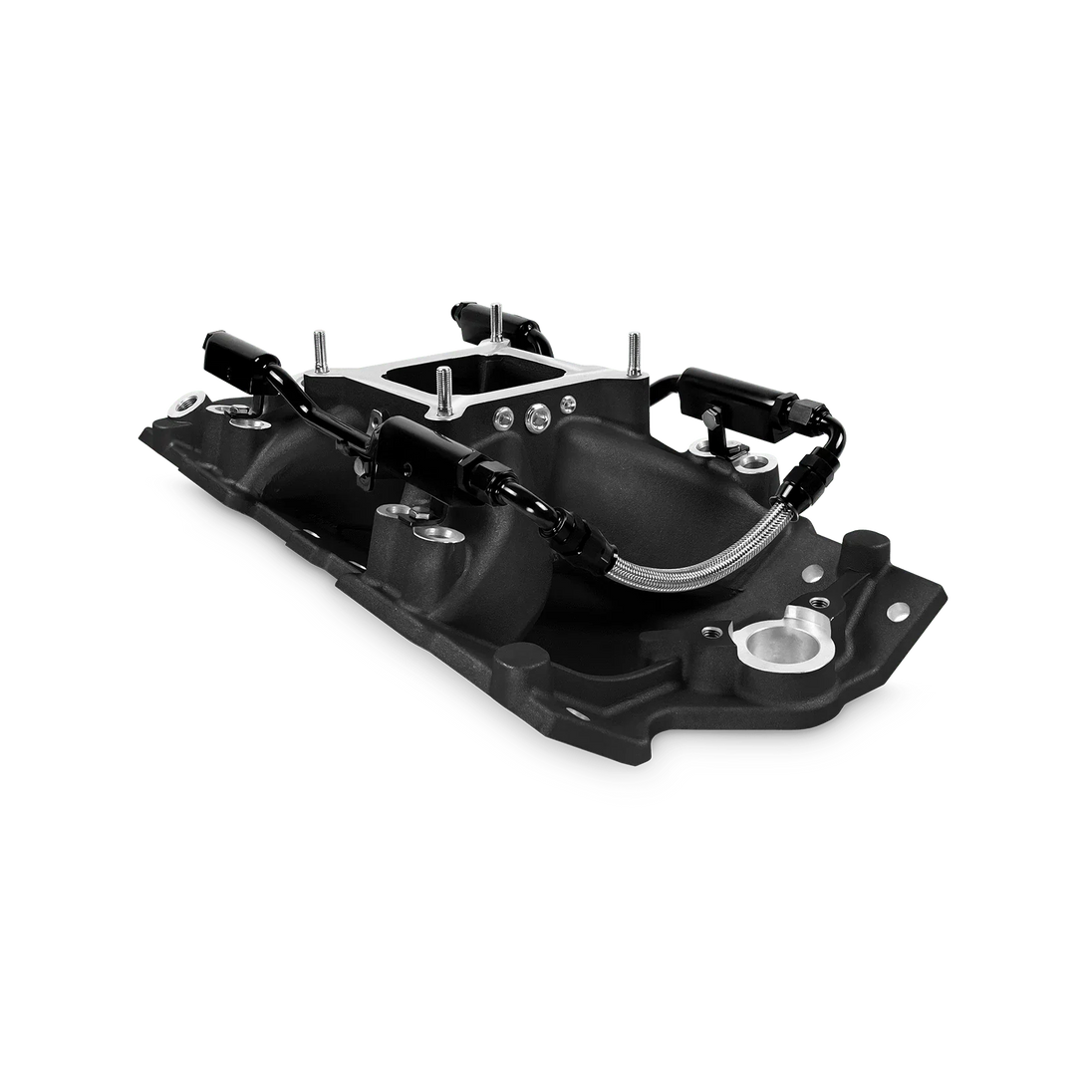 Aces Fuel Injection, Inc. SBC 350 Multi-Port Manifold w/4150 Style Flange (uncut flange)
