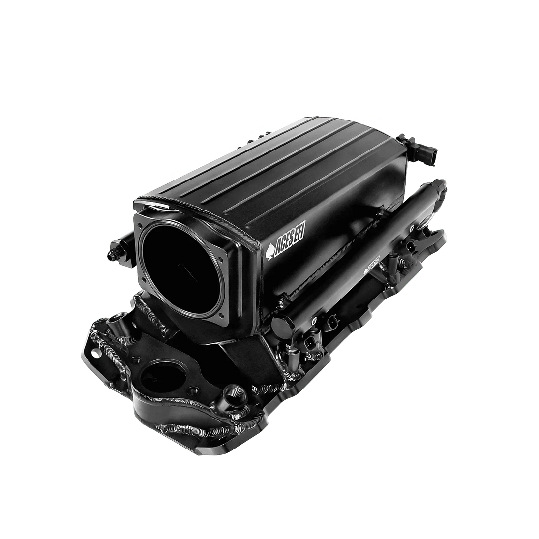 Aces Fuel Injection, Inc. SBC 350 Multi-Port Tunnel Ram Fabricated Intake Manifold