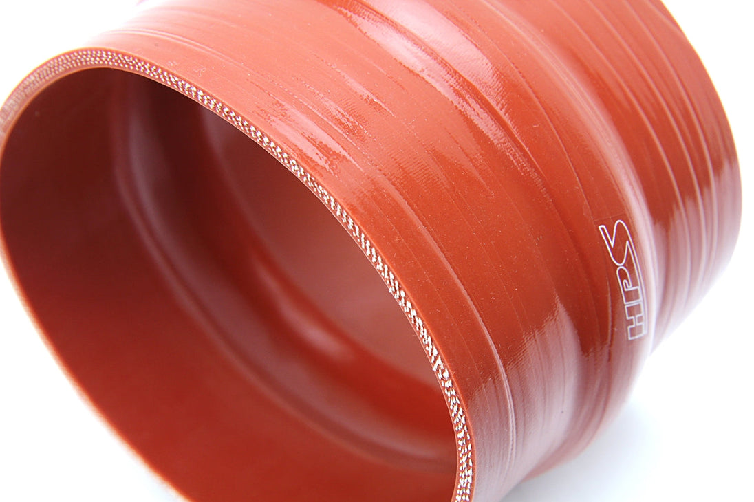HPS 4" Silicone Single Hump Coupler Hose Hot Side, Ultra High Temp 4-ply Aramid Reinforced, Max. Temperature: 500F FR SPORT