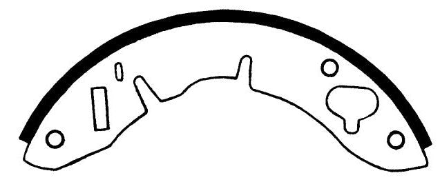 Porterfield Brake Shoes for 1967 AUSTIN MINI COOPER FR SPORT