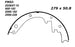 Porterfield Brake Shoes for 1953 CHEVROLET CORVETTE FR SPORT