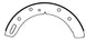 Porterfield Brake Shoes for 1966 TRIUMPH TR 4A FR SPORT