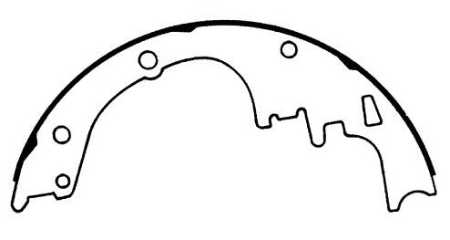 Porterfield Brake Shoes for 1987 CHEVROLET ASTRO VAN FR SPORT