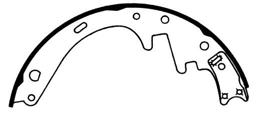 Porterfield Brake Shoes for 1996 FORD BRONCO FR SPORT