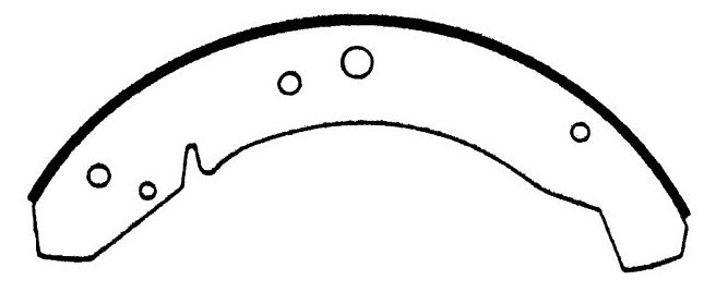 Porterfield Brake Shoes for 1982 PORSCHE 924 FR SPORT