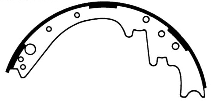 Porterfield Brake Shoes for 1969 DODGE CHARGER w/11" Drums FR SPORT