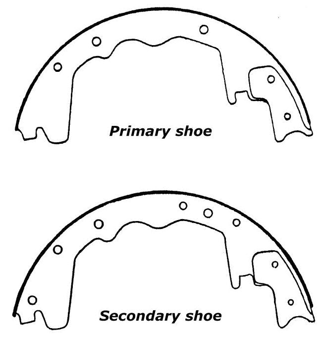 Porterfield Brake Shoes for 1996 FORD F250 3/4 TON 4WD Rear Drum 7 Lug FR SPORT