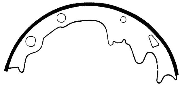 Porterfield Brake Shoes for 1974 FORD PINTO FR SPORT